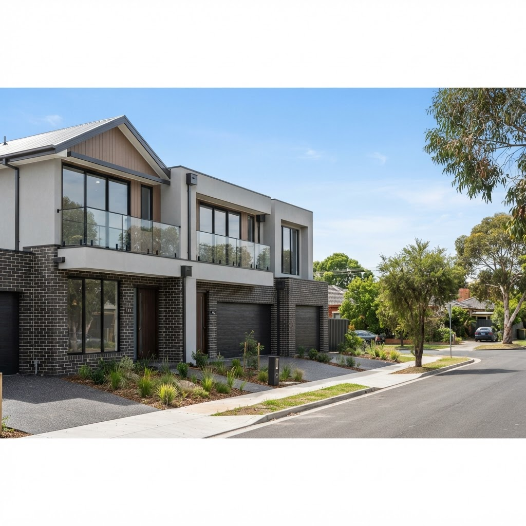 Custom Builder Group — completed Melbourne townhouse construction
